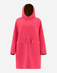 Herno DOUBLE-LAYERED WOOL PARKA Neon Pink/Camel GC000401D390014220