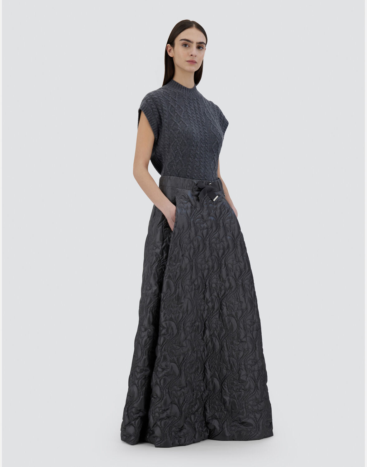 Herno ウルトラライトナイロン スカート In Grey