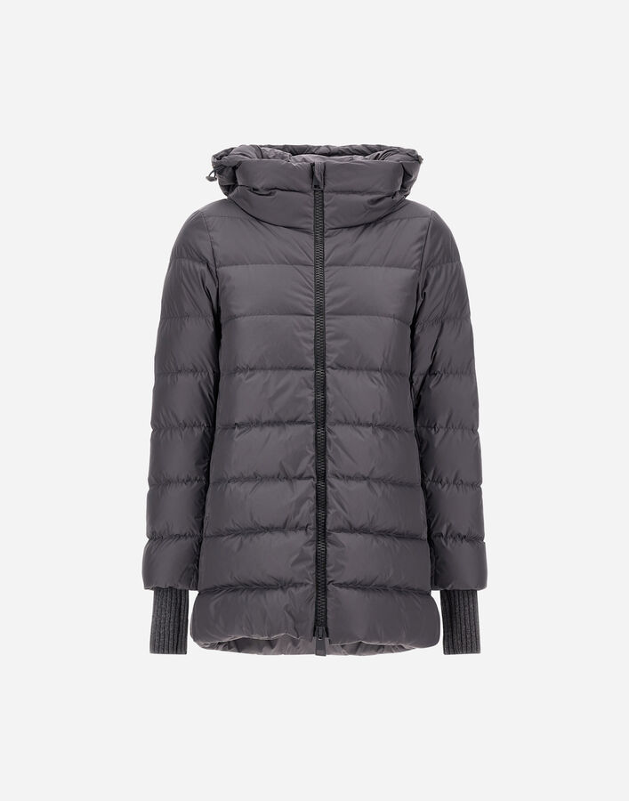 Herno A-SHAPE JACKET IN NYLON CHAMONIX Iron PI0660D12004Z9487