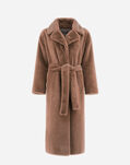 Herno LONG SOFT COAT Macadamia CA0409D124228750