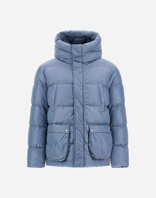 Herno BOMBER JACKET IN NYLON&nbsp;CHAMONIX Light Blue PI001140U12004Z9097