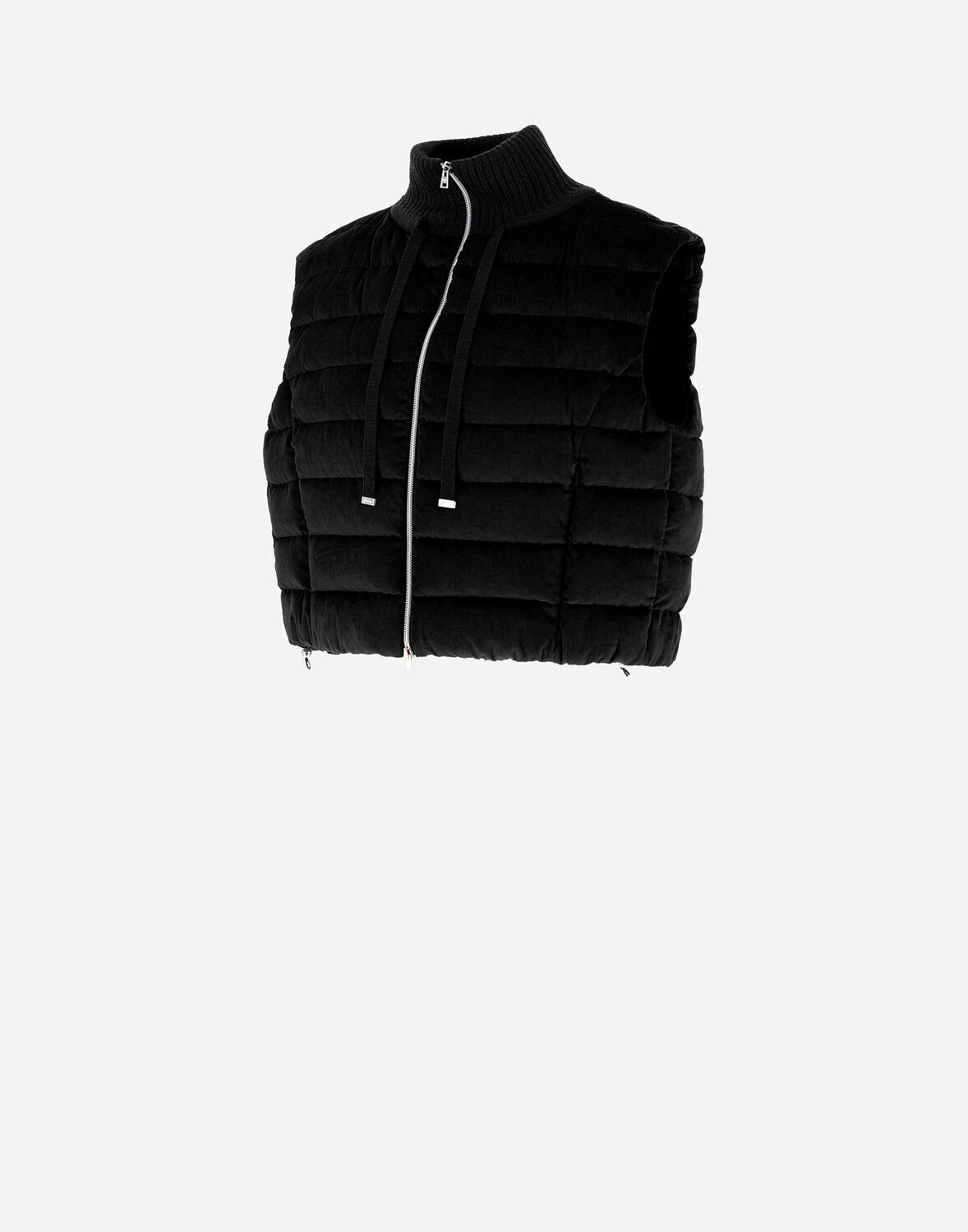 Herno ダスティベルベット Resort ベスト In Black
