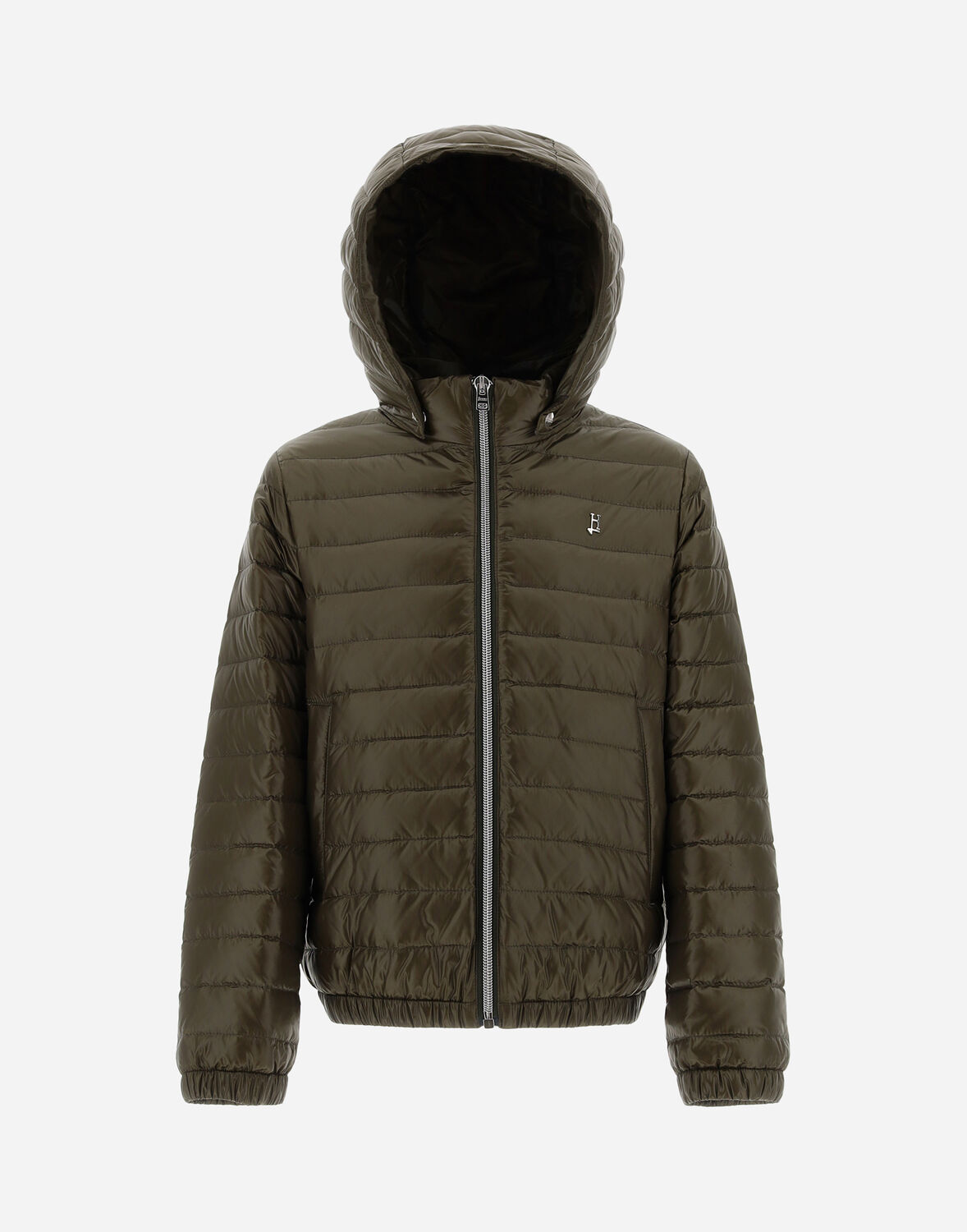 Herno Unisex Bomber Jacket In Nylon Ultralight - Unisex Kids Military 8a In Military