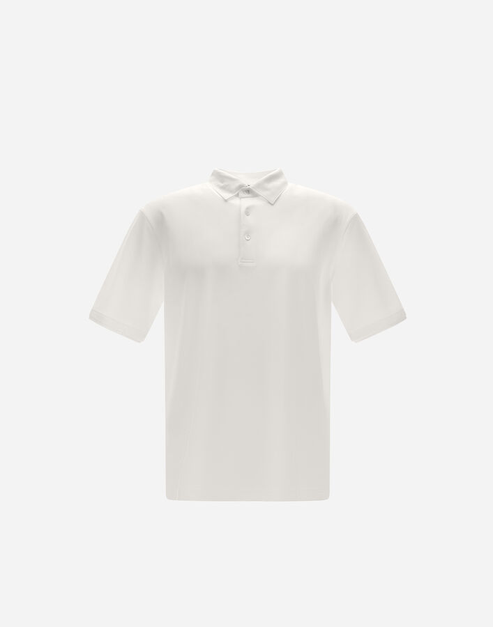 Herno RESORT POLO SHIRT IN BASIC COTTON White JPL0010UR520521000