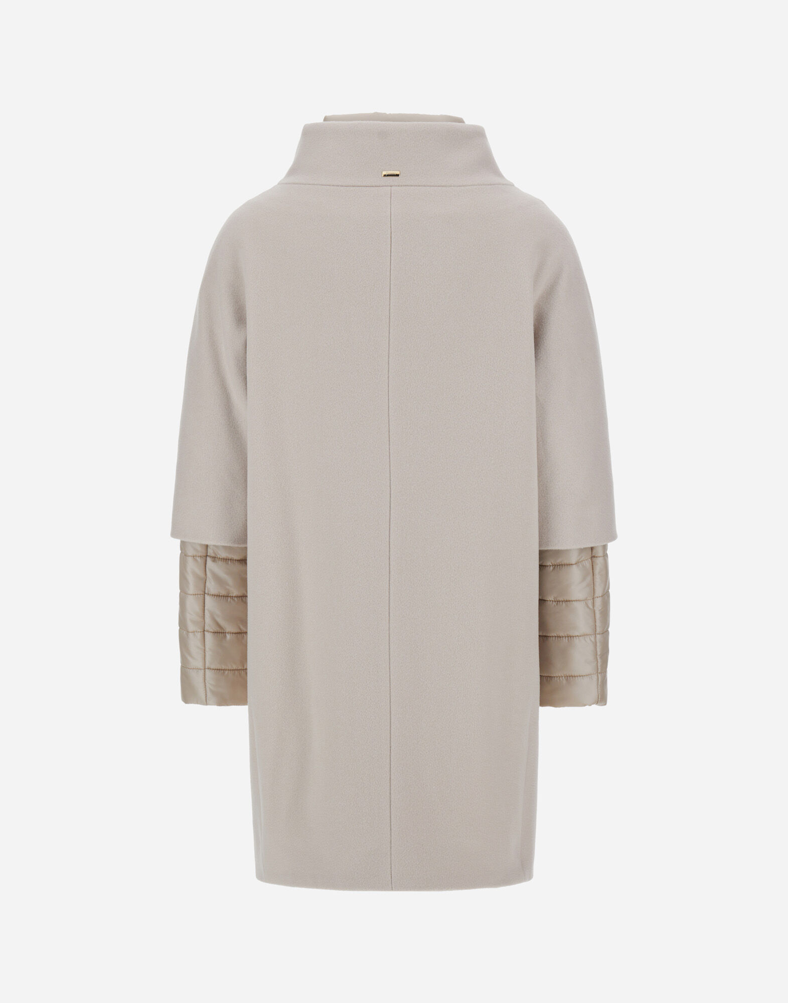 CAPPOTTO IN LUXURY WOOL E NYLON ULTRALIGHT in Beige Chiaro da Donna Herno