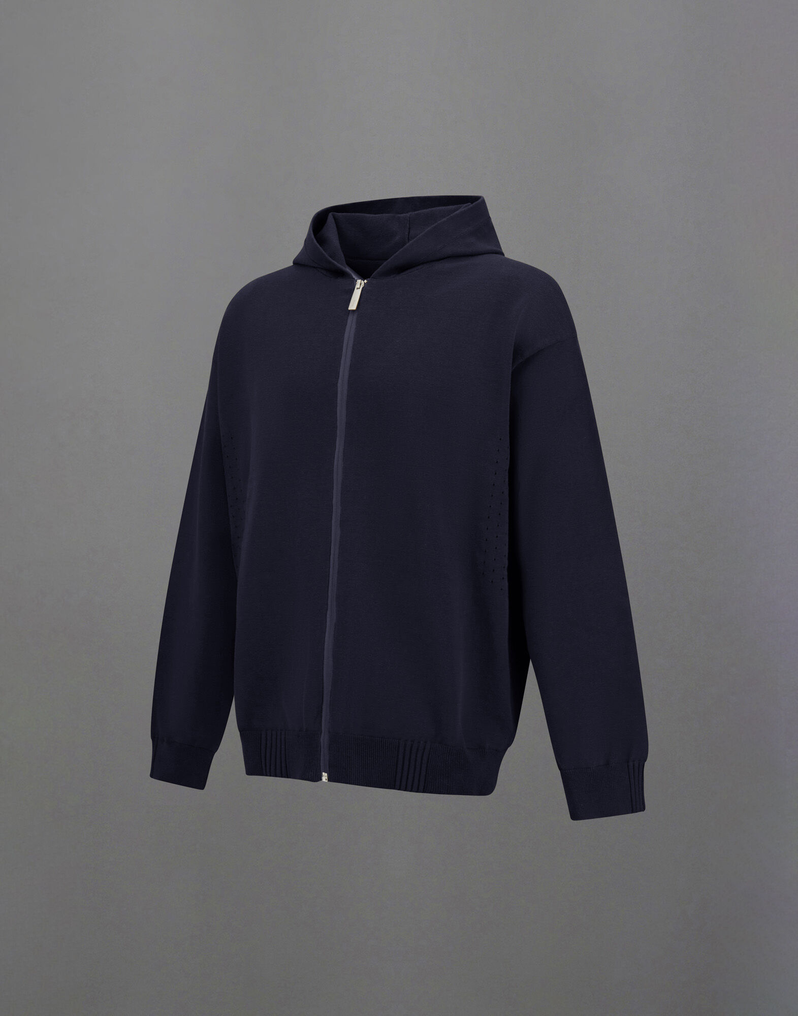 LAMINAR HOODIE IN CO/R-NY in Navy Blue | Herno®
