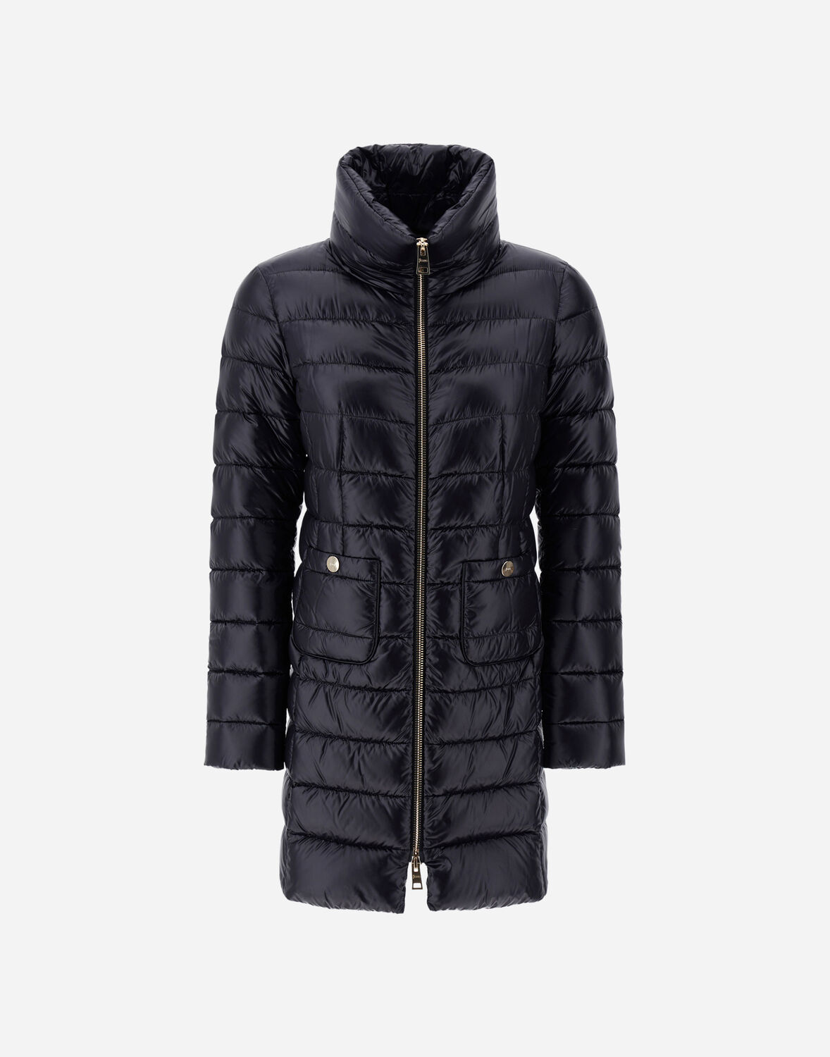Herno Turtleneck Down Jacket In Black
