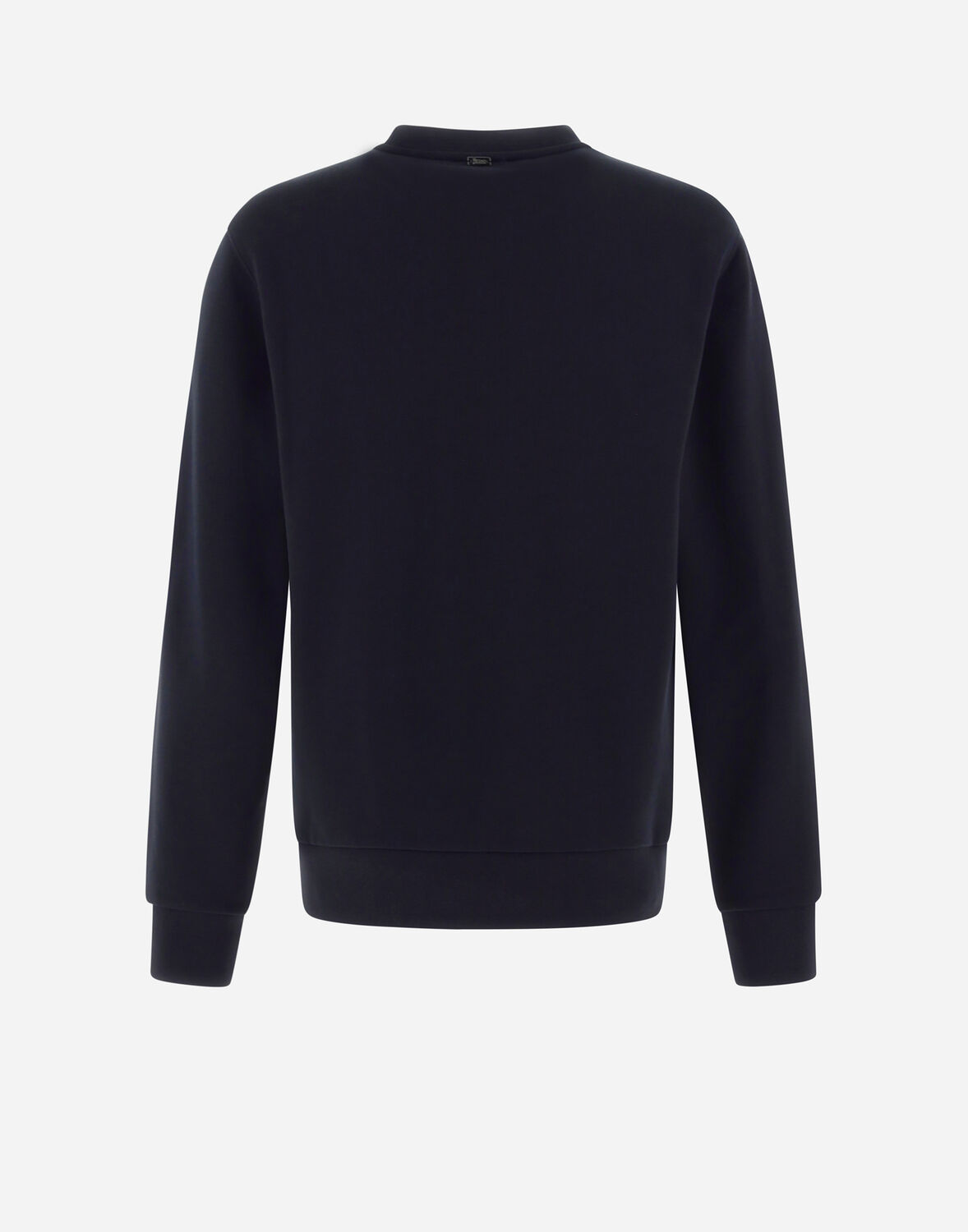 Shop Herno Cotton Sweater スウェットシャツ In Navy Blue
