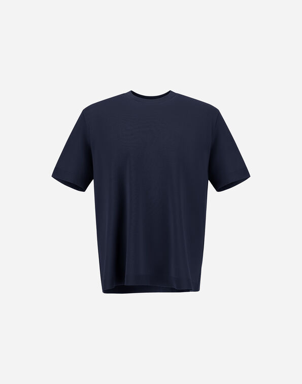 Herno JERSEY KNIT EFFECT T-SHIRT Blue JG000206U520599201