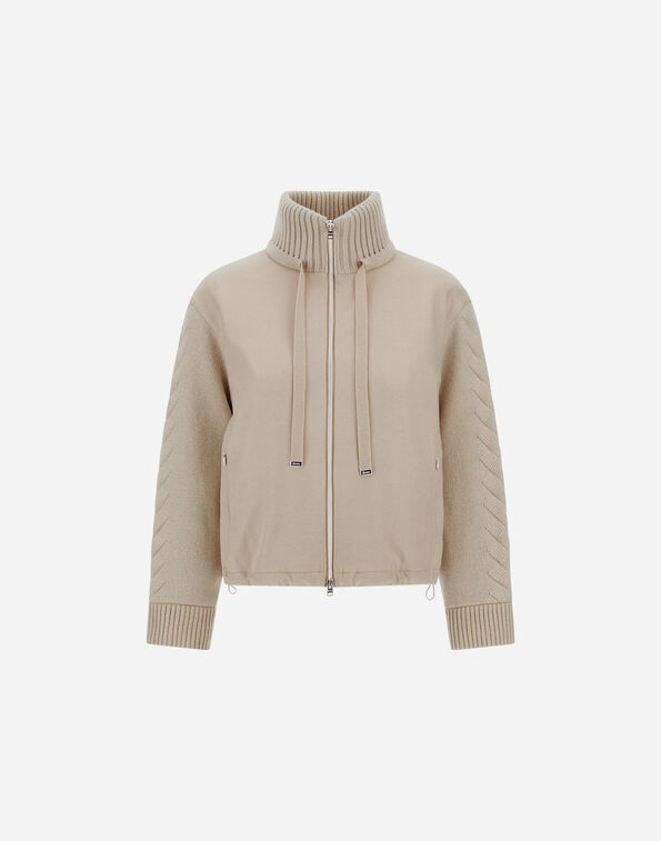 Herno RESORT JACKET IN CASHMERE AND SILK Chantilly GI00057DR380871985