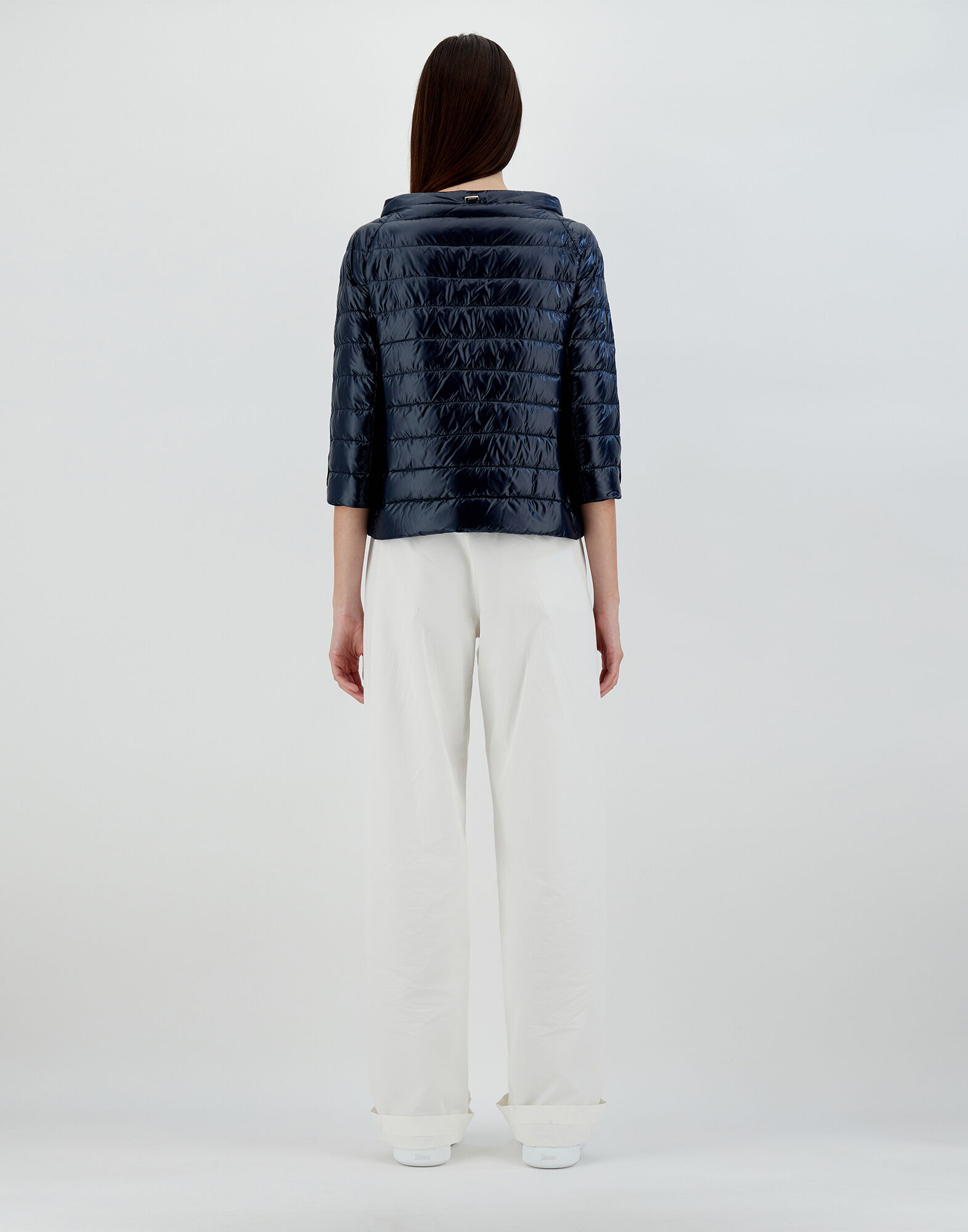 PIUMINO CAPPA ULTRALIGHT ICONICO HDM in Blue Navy for Women Herno