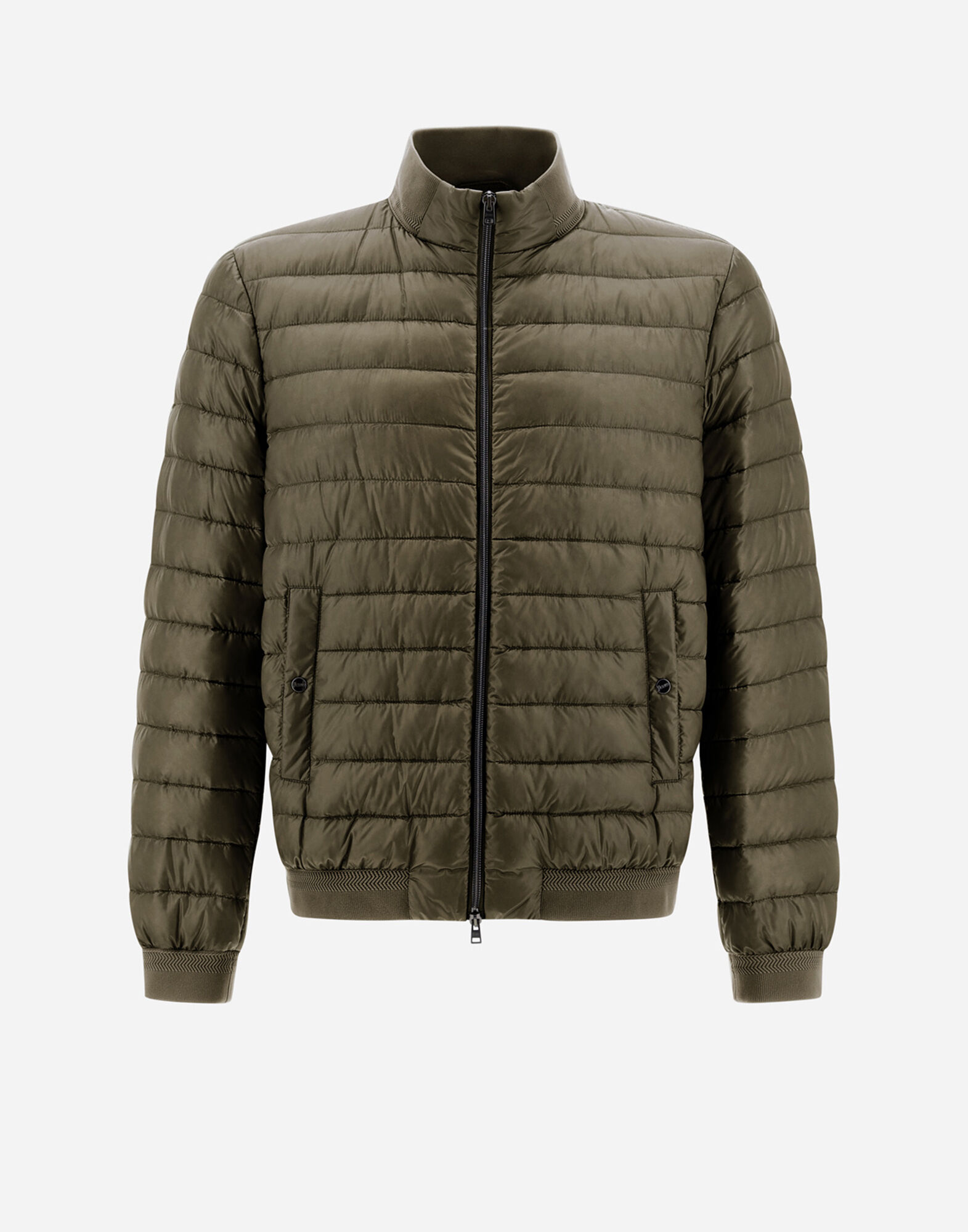 Herno lightweight cashmere hooded bomber jacket - Orange