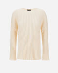 Herno SWEATER IN WOOL COTTON Cream MG000138D720651010
