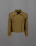 Herno LAMINAR BIKER JACKET IN ORGANIC-TECH FEEL Light Brown PA00023DL128308003