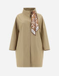 Herno JACKET IN DELON WITH FOULARD Sand GC000381D132182000