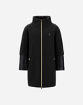Herno COAT IN ECOWOOL AND NYLON ULTRALIGHT Black CA000014G333449300