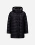 Herno A-SHAPE JACKET IN NYLON ULTRALIGHT, CASHMERE AND SILK Black PI0024DNW12017Z9300