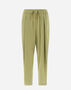 Herno RESORT TROUSERS IN SATIN EFFECT Canary PT00004DR125463020