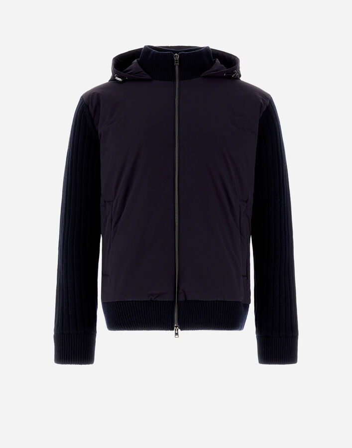 Herno Blue Polyamide Full-Length Jacket main image 1