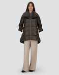 NYLON ULTRALIGHT AND LADY ALTERNATIVE FUR A-SHAPE JACKET Herno product thumbnail image view 2