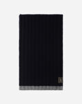Herno CASHMERE AND ALCANTARA SCARF Dark Blue SCP001UNW710349290