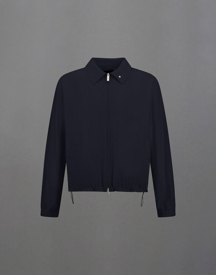 Herno CHAQUETA CAMISERA LAMINAR CON CREMALLERA DE TECH-CRINKLE Azul GI00196UL128279201
