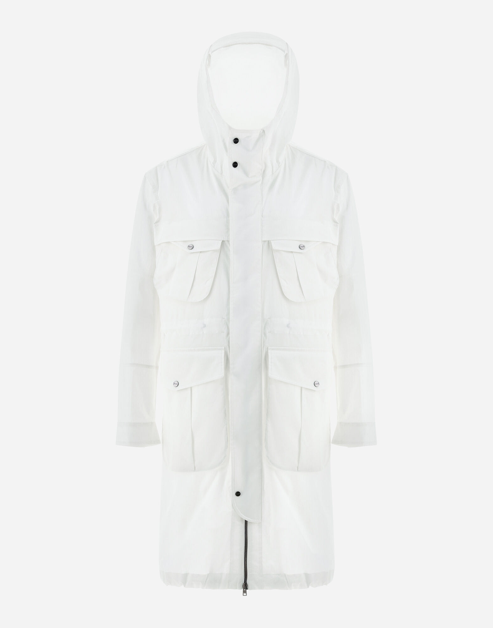 PARKA EN LIGHT COTTON STRETCH en Blanc pour homme Herno