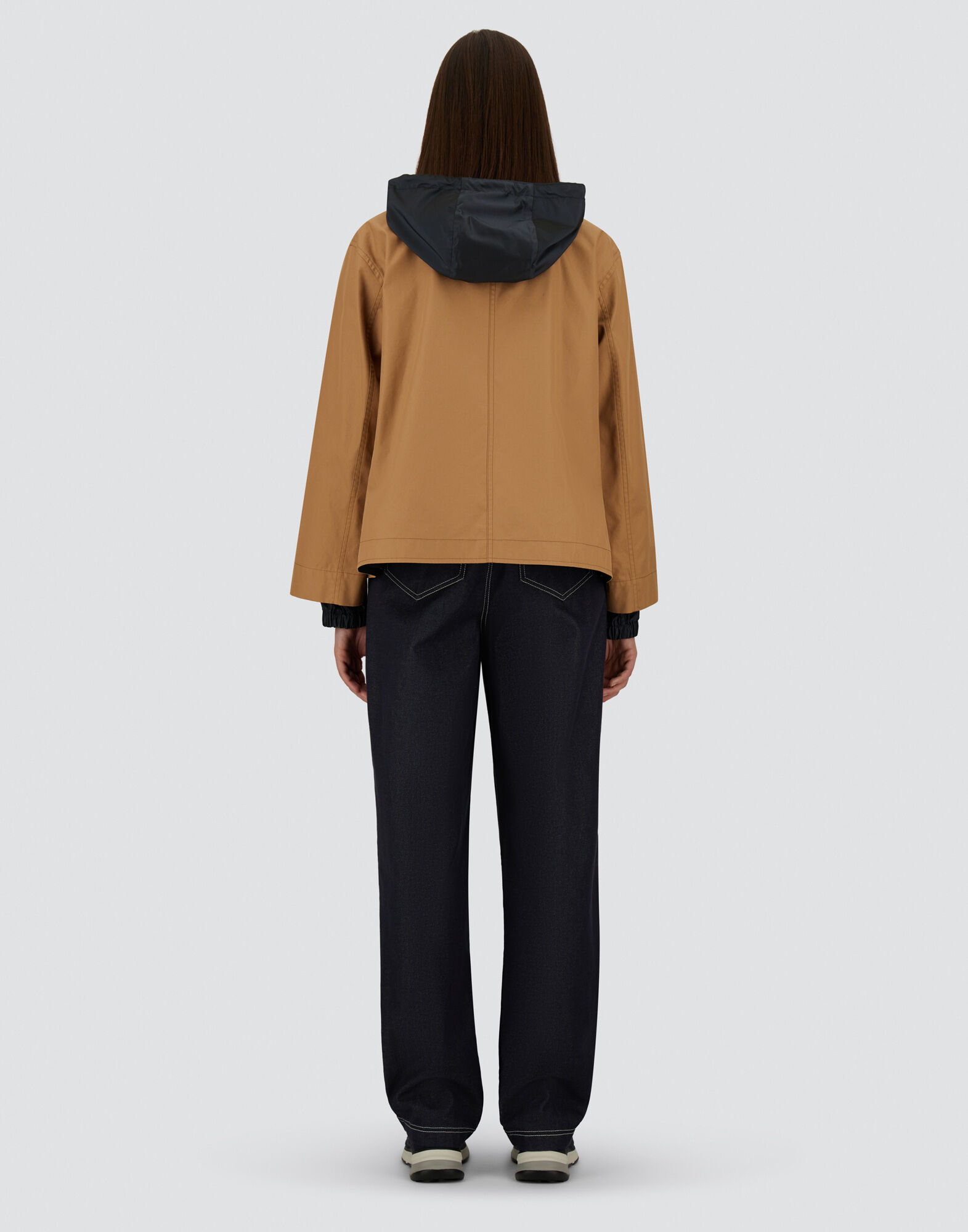 REVERSIBLE JACKET IN DEAN in Camel/Blue for Women | Herno®