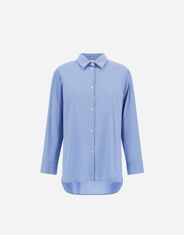 Herno SHIRT IN SMART COTTON POPELINE Light Blue CM000042D132889128