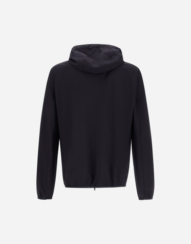 メンズ ライトストレッチウール ジャケット ブルー/グレー | Herno 