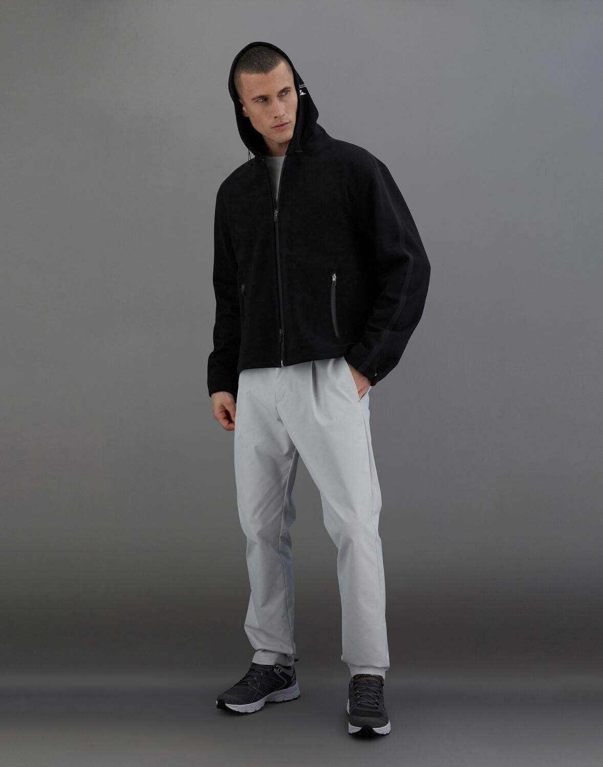 Herno Double Stretch Laminar スウェットシャツ In Black