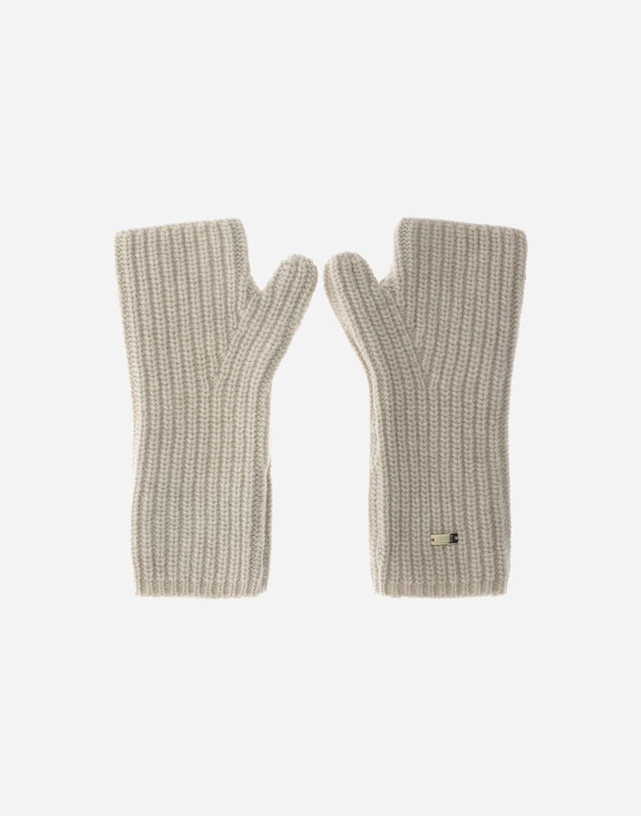 Herno GLOVES IN COB STITCH CARDED WOOL Chantilly MANIC007D700481985
