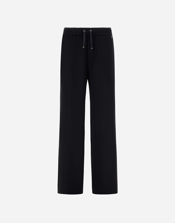 Herno TROUSERS IN MATT CREPE SATIN Black PT000176D127559300