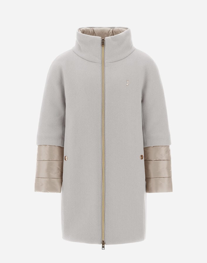 COAT IN ECOWOOL AND NYLON ULTRALIGHT Herno Herno COAT IN ECOWOOL AND NYLON ULTRALIGHT Chantilly CA000014G333441985