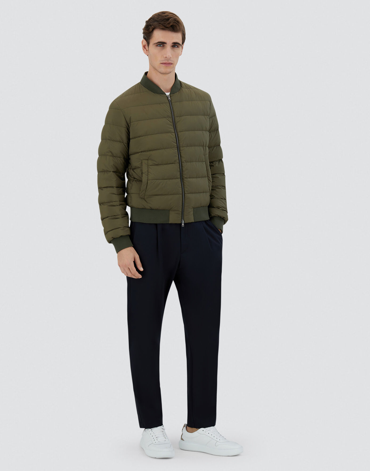 メンズ L'AVIATORE オリーブグリーン | Herno® (ヘルノ)