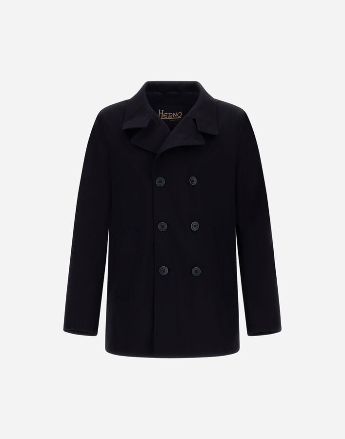 Herno PEACOAT IN LIGHT WOOLEN EFFECT Navy Blue PE000053U127859200