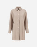 Herno RESORT FELTED WOOL SHACKET Chantilly GI00047DR333721983