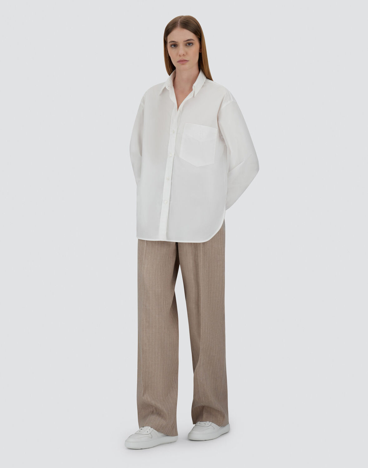 Herno Cotton シャツ In White