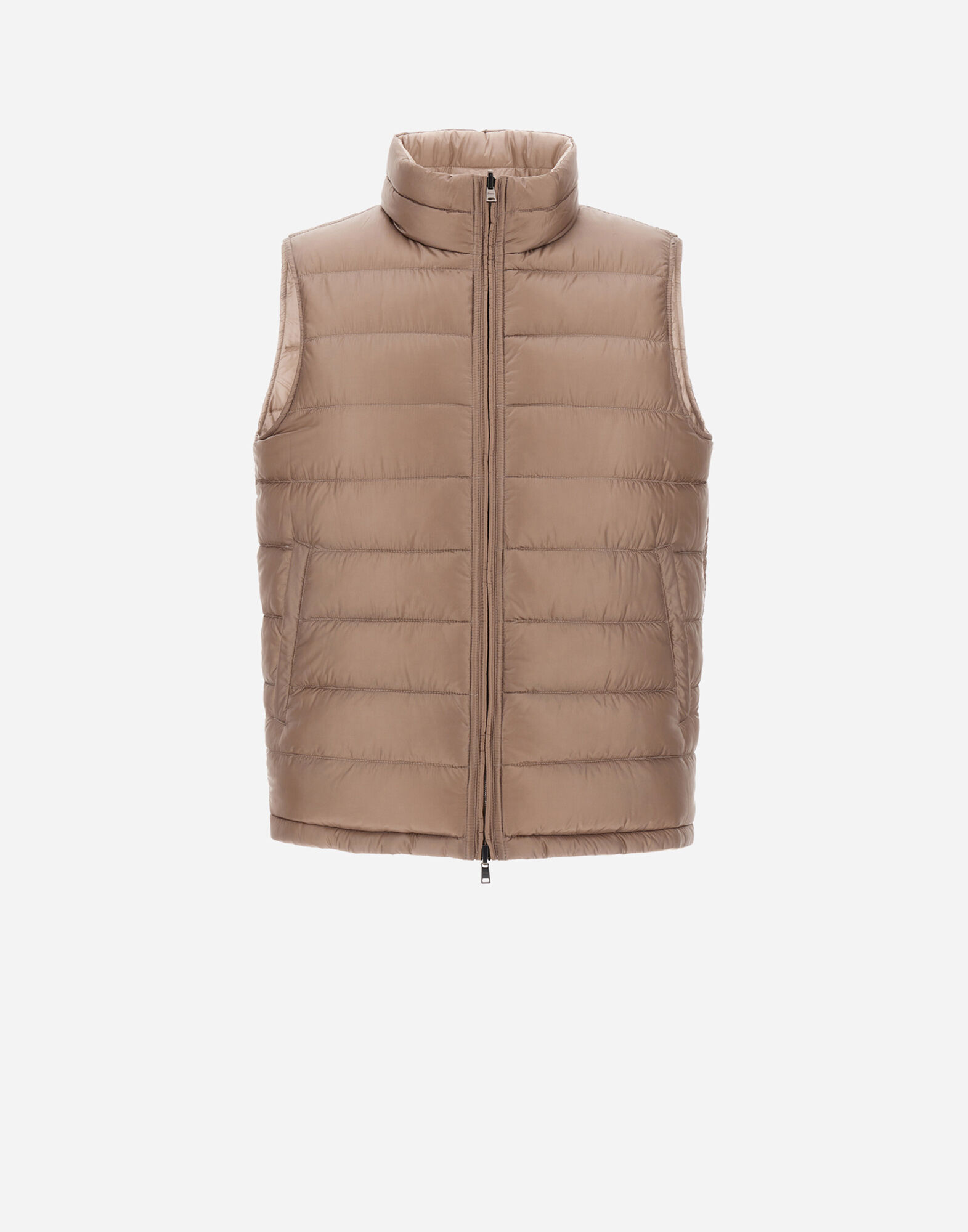 メンズ NYLON ULTRALIGHT リバーシブル ノースリーブジャケット シャンティイ/グレージュ | Herno® (ヘルノ)