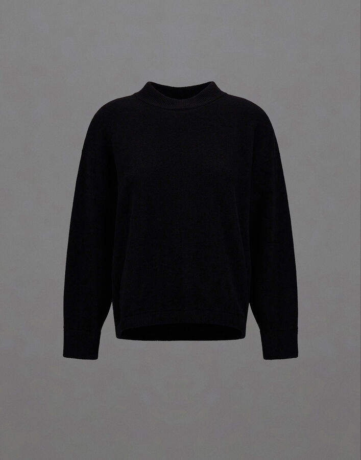 Herno LAMINAR SWEATER IN SOFT WOOL Black MG00015DL703779300