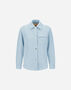 Herno LAST COLD WOOL SHACKET Light Blue GA000299D334399014