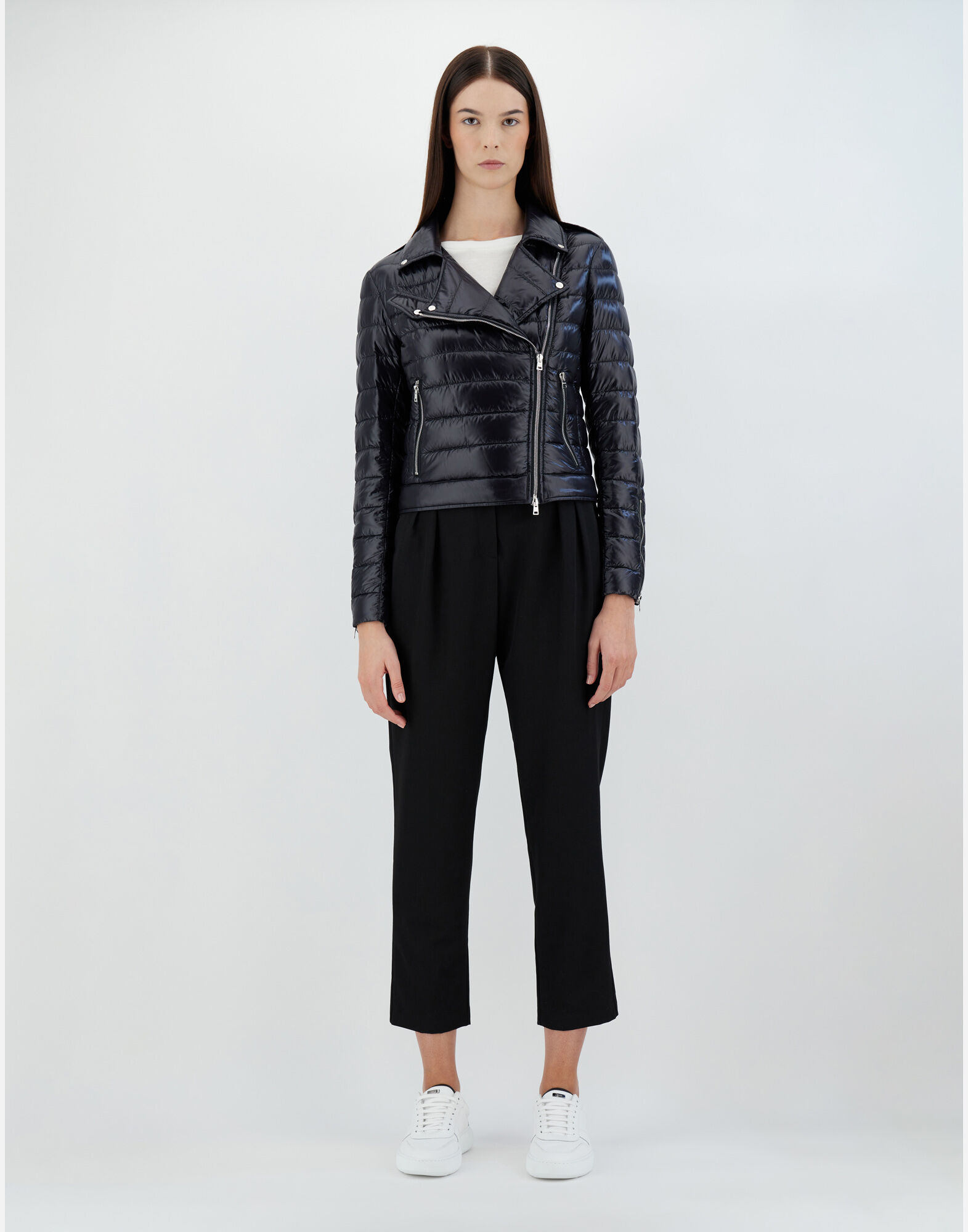 Herno leather jacket store