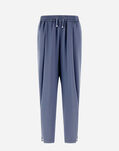 Herno RESORT TROUSERS IN SATIN EFFECT Denim PT00004DR125469121