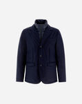 Herno BLAZER IN NEW BUSINESS MEMBRANATED Navy Blue PI001189U126389200