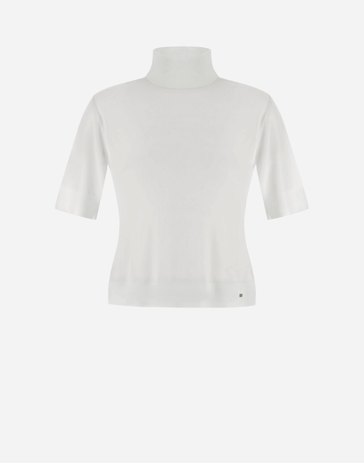 Herno ファインウールジャージー ニットトップス In White