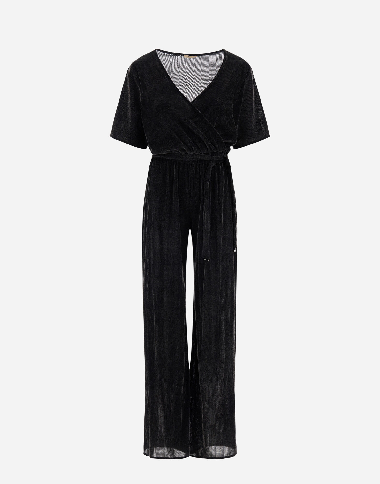 Pull and bear black jumpsuit deals