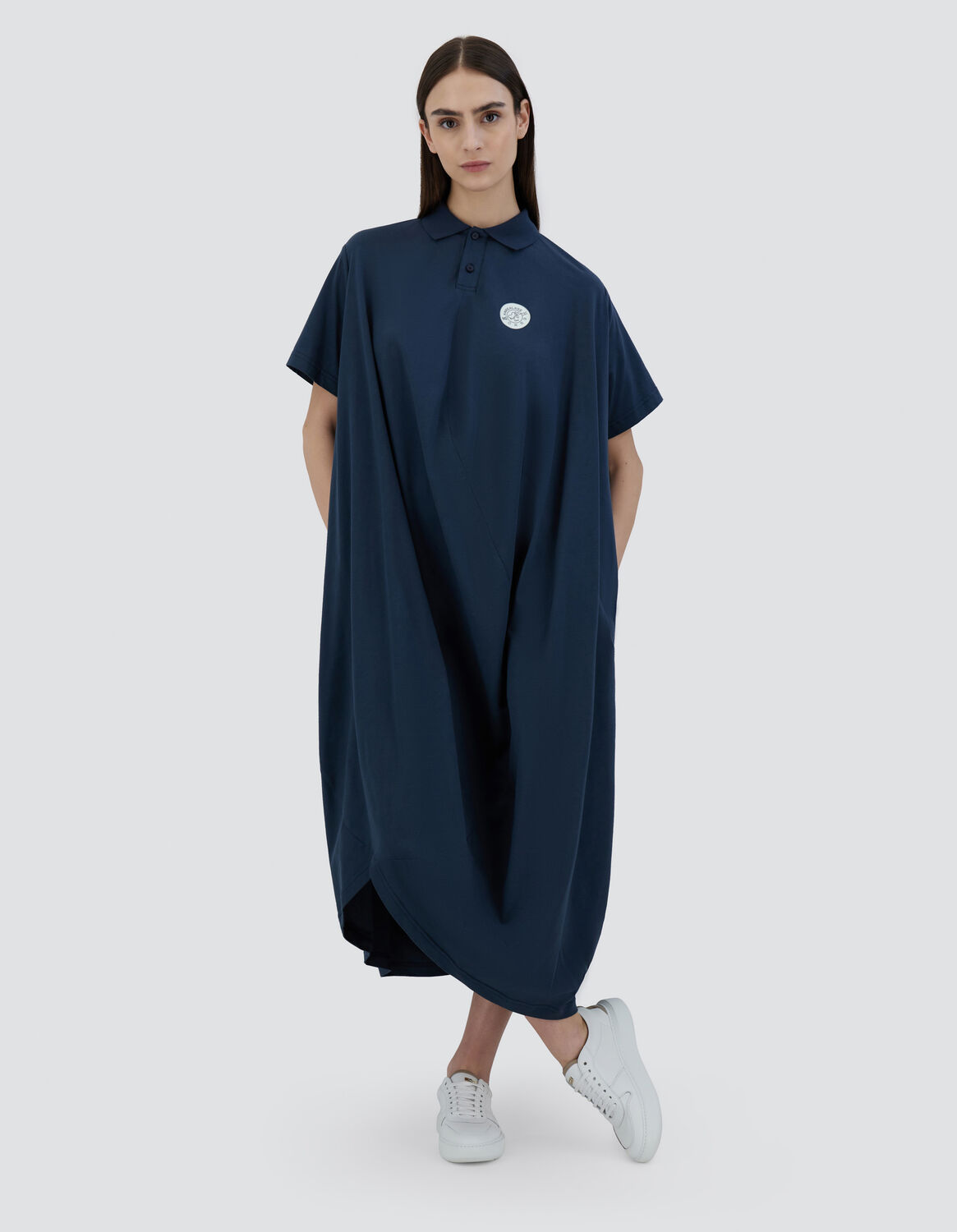 Herno Globe Eco Jersey ポロ In Blue