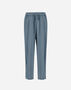 Herno RESORT TROUSERS IN ENVERS SATIN Midnight Teal PT00038DR127279123