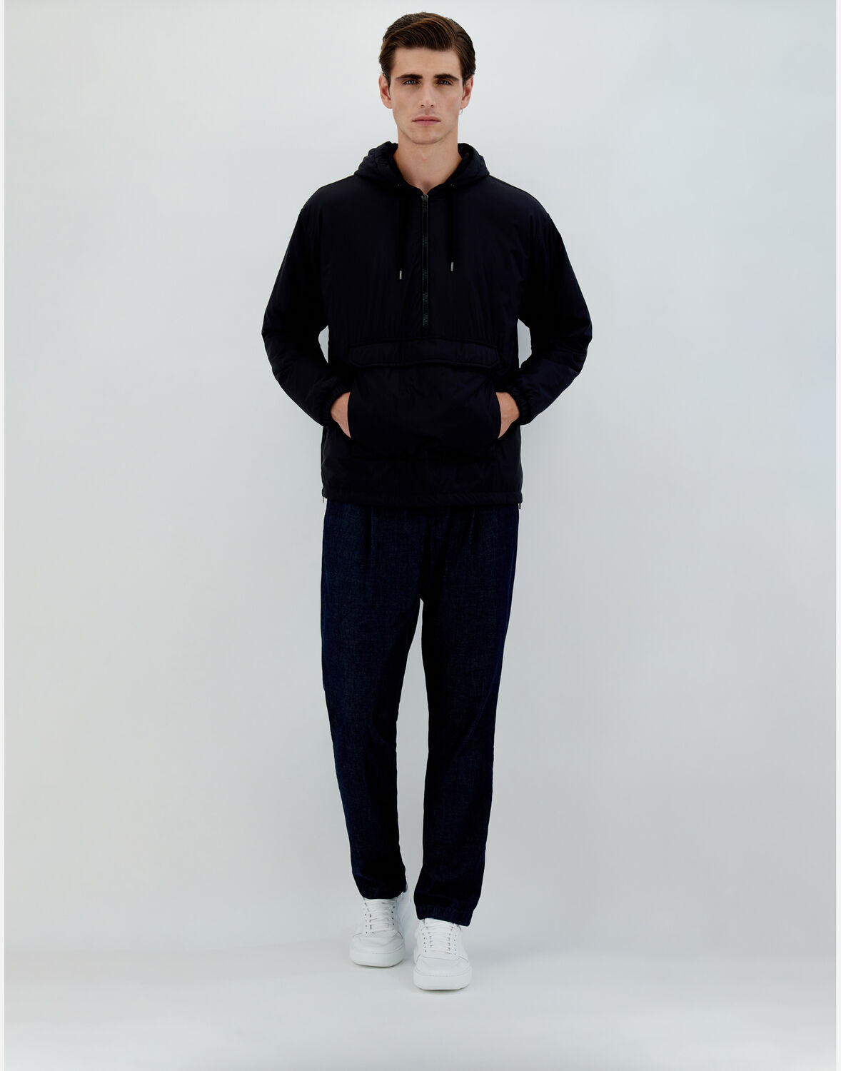 Herno Nylon Jersey スウェットシャツ In Black