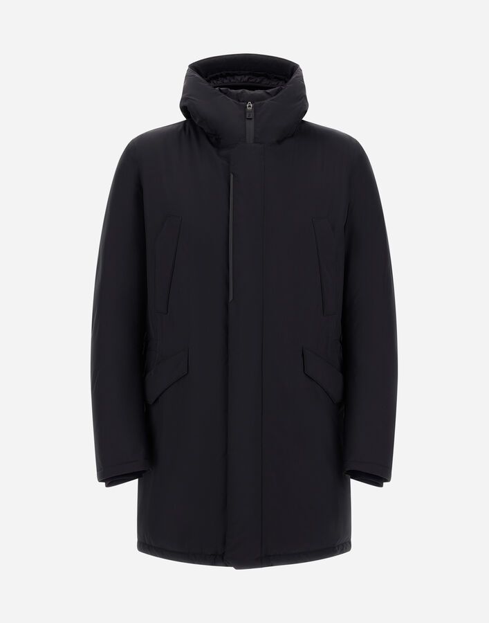 Herno LONG PARKA IN 2-LAYER WINDSTOPPER Black PI001245U128409300